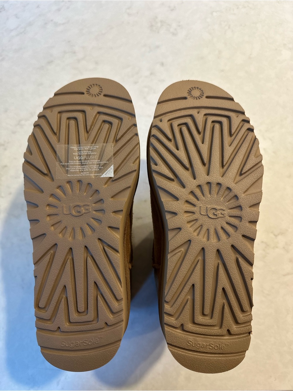 UGG Chestnut Classic Mini Platform Boot Size 9 New - Picture 6 of 7